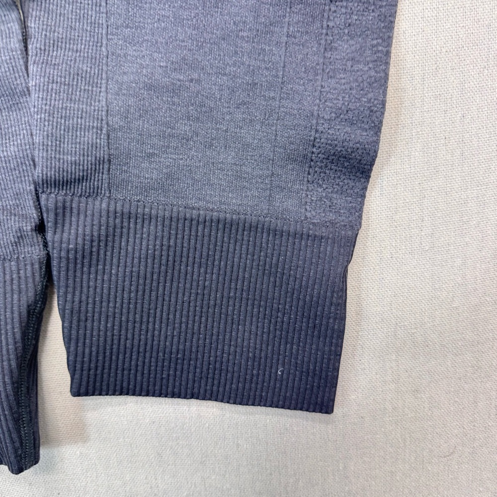 Lululemon Ebb to Street Seamless Ribbed Cuff Pants Womens Size L 8 Gray Tights - Picture 4 of 10